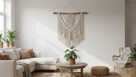 Elegant Residential Interior Room Background