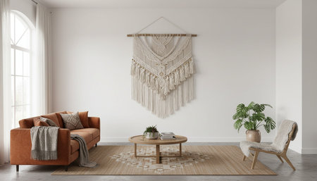 Elegant Residential Interior Room Background