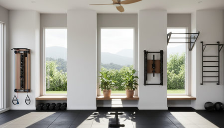 Elegant Residential Interior Room Background