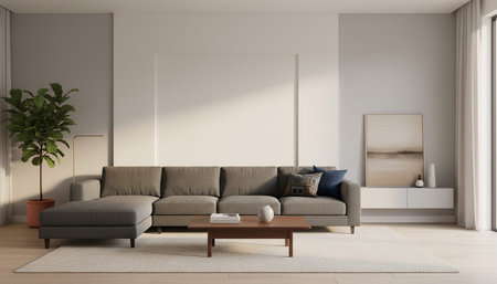 Elegant Residential Interior Room Background