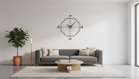 Elegant Residential Interior Room Background