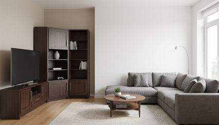 Elegant Residential Interior Room Background