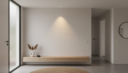 Elegant Residential Interior Room Background