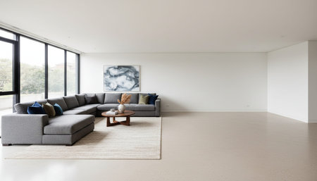 Elegant Residential Interior Room Background