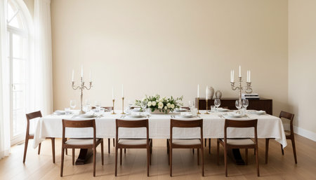 Elegant Residential Interior Room Background