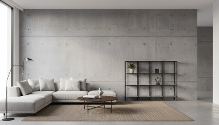 Elegant Residential Interior Room Background