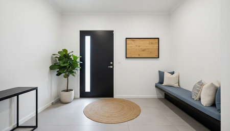 Elegant Residential Interior Room Background
