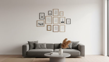 Elegant Residential Interior Room Background