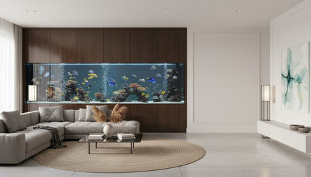 Elegant Residential Interior Room Background