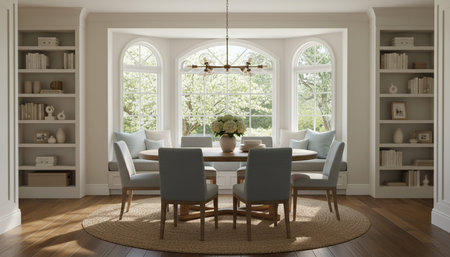 Elegant Residential Interior Room Background