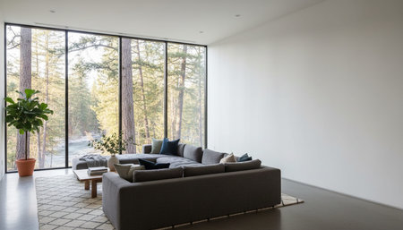Elegant Residential Interior Room Background