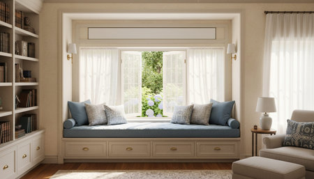 Elegant Residential Interior Room Background
