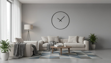 Elegant Residential Interior Room Background