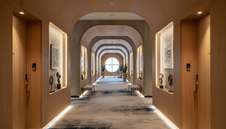 Luxury Interior Living Space Scene Background