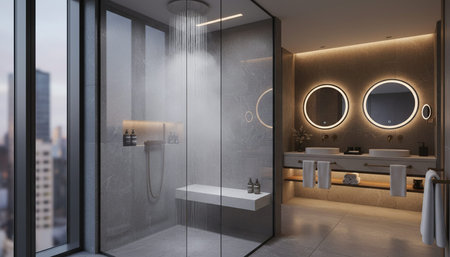 Luxury Interior Living Space Scene Background