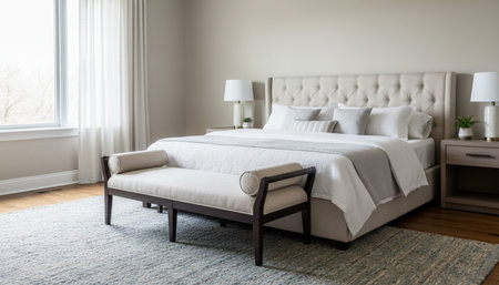 Elegant Residential Interior Room Background