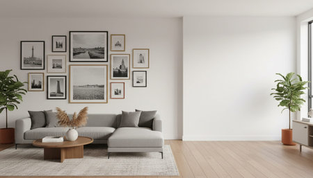 Elegant Residential Interior Room Background