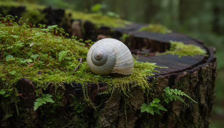 Beautiful Natural Forest Landscape with Trees and Green Plants Backgroundの写真素材