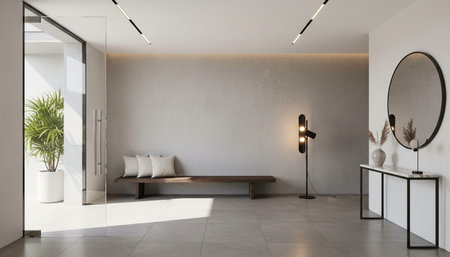 Elegant Residential Interior Room Background