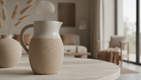 Luxury Sunroom with Indoor Plants and Cozy Seating Areaの写真素材