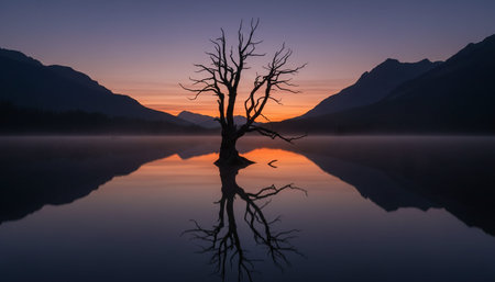 Beautiful Nature Landscape and Scenic Outdoor Background with Natural Textures