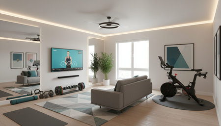 Modern Luxury Living Room Interior Background