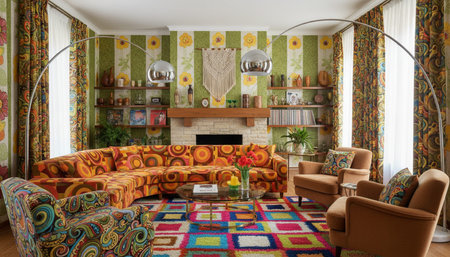 Modern Luxury Living Room Interior Background