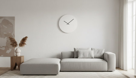 Modern Luxury Living Room Interior Background