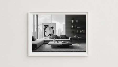 Modern Luxury Living Room Interior Background
