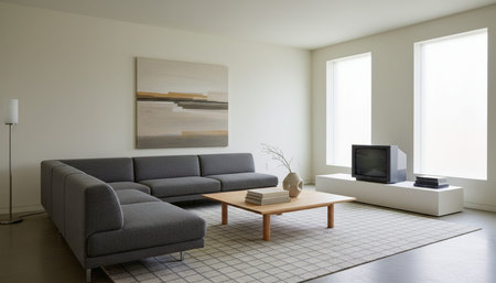 Modern Luxury Living Room Interior Background