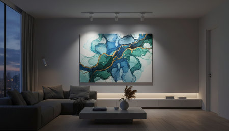 Modern Luxury Living Room Interior Background