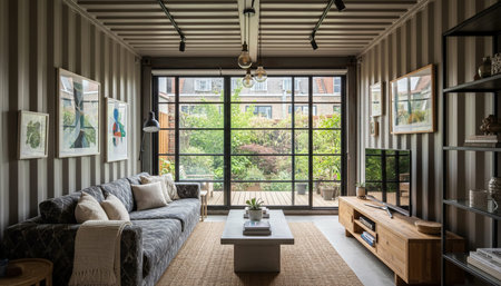 Modern Luxury Living Room Interior Background