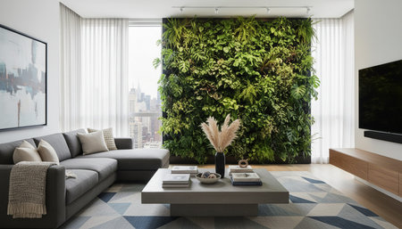 Modern Luxury Living Room Interior Background