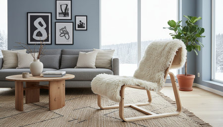 Modern Luxury Living Room Interior Background