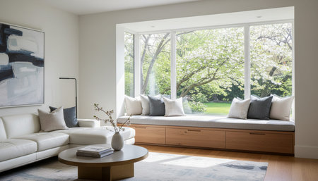 Modern Luxury Living Room Interior Background