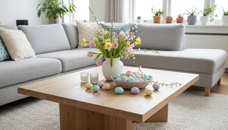 Modern Luxury Living Room Interior Background
