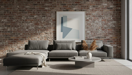 Modern Luxury Living Room Interior Background
