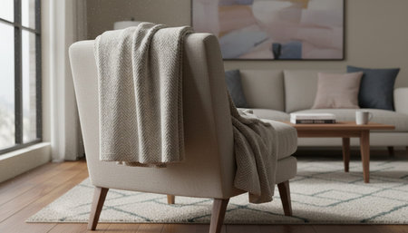 Modern Luxury Living Room Interior Background