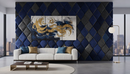 Modern Luxury Living Room Interior Background