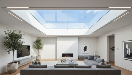 Modern Luxury Living Room Interior Background