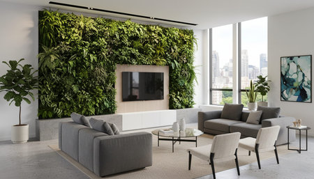 Modern Luxury Living Room Interior Background