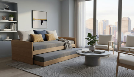 Modern Luxury Living Room Interior Background