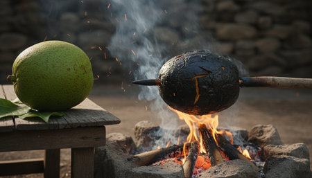 Assorted Fresh Fruits, Vegetables and Organic Healthy Food Concept