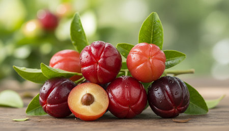 Assorted Fresh Fruits, Vegetables and Organic Healthy Food Concept