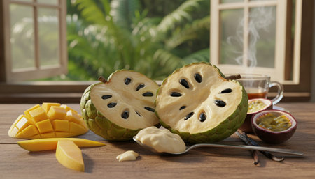 Assorted Fresh Fruits, Vegetables and Organic Healthy Food Concept