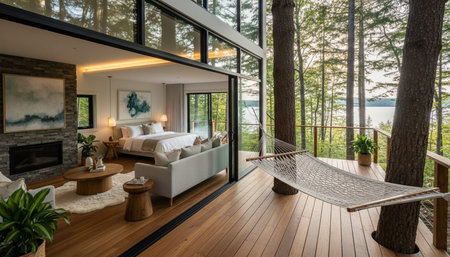 Luxury Modern Interior Design with Scenic Nature Views