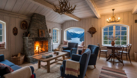 Luxury Modern Interior Design with Scenic Nature Views