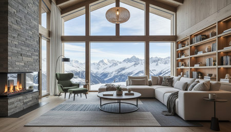Luxury Modern Interior Design with Scenic Nature Views
