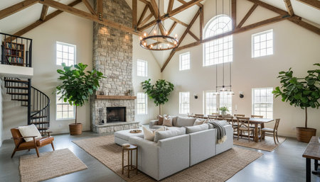 Luxury Modern Interior Design with Scenic Nature Views