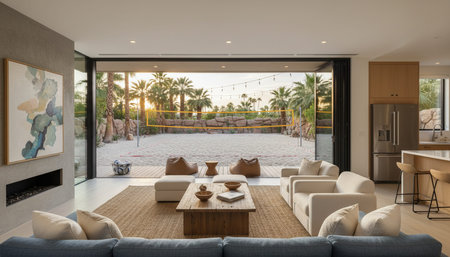 Luxury Modern Interior Design with Scenic Nature Views